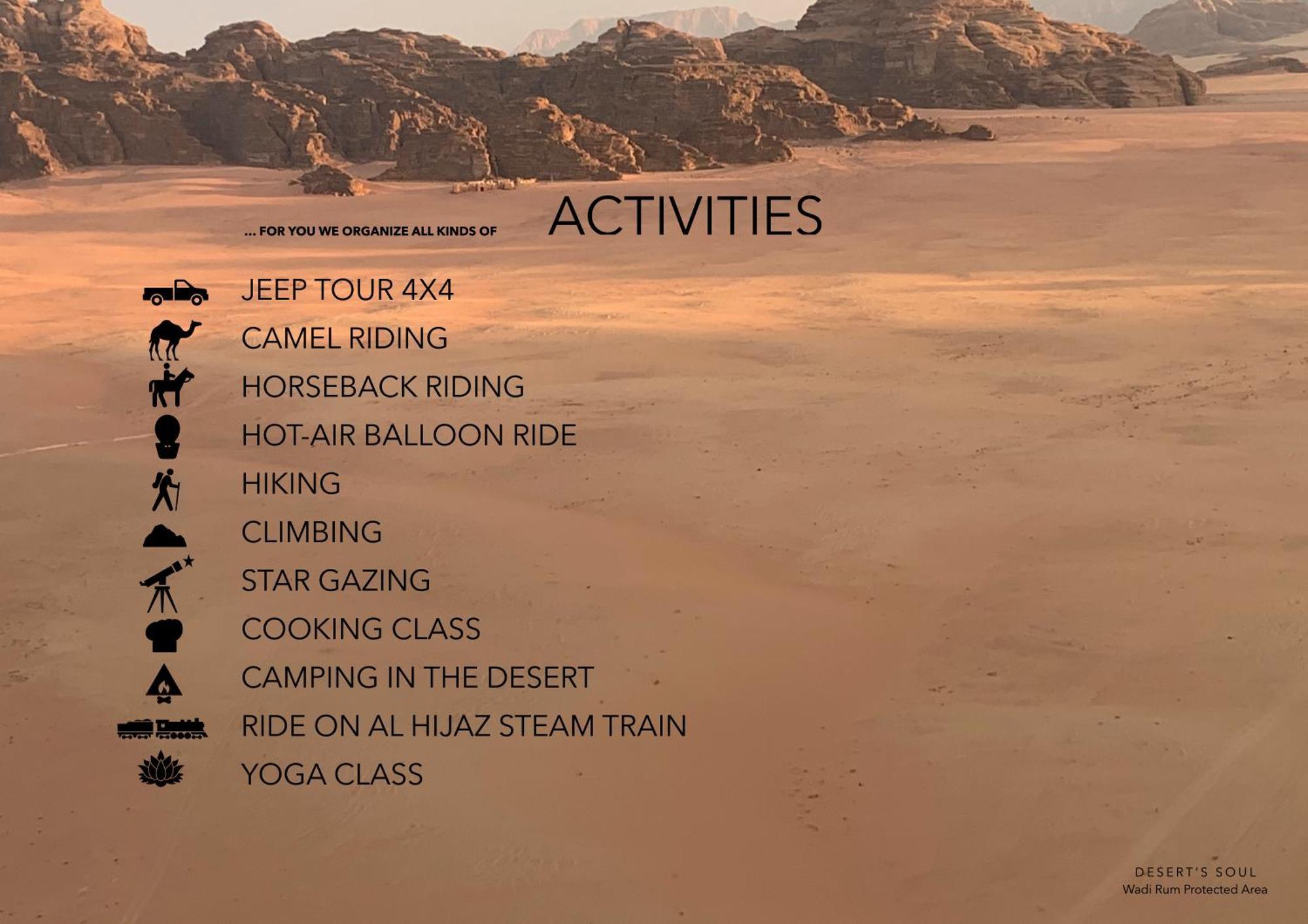 Desert'S Soul Wadi Rum Ad Disah Kültér fotó